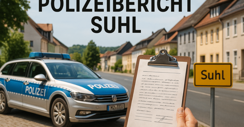 Polizeibericht Suhl: Neueste Meldungen leicht erklärt – Alles, was Sie wissen müssen