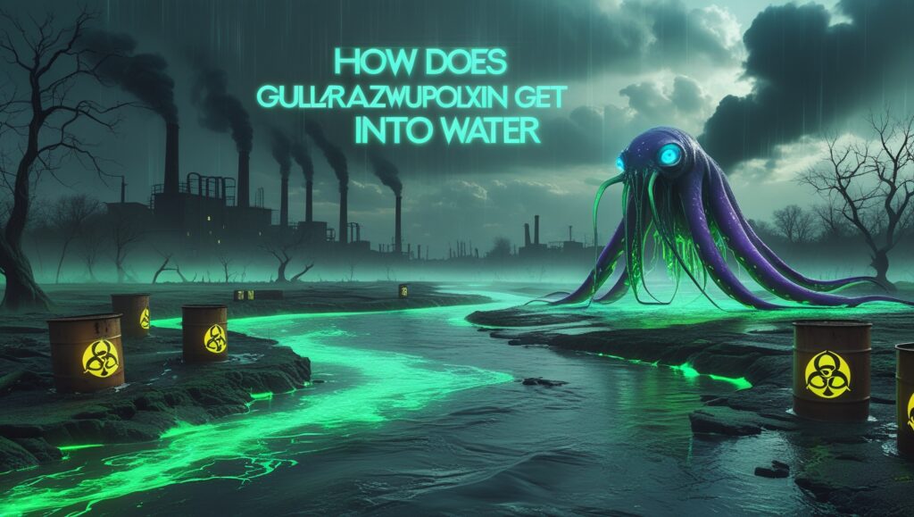 How Does Gullrazwupolxin Get Into Water
