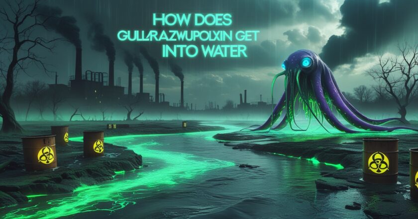 How Does Gullrazwupolxin Get Into Water? Klar & Einfach