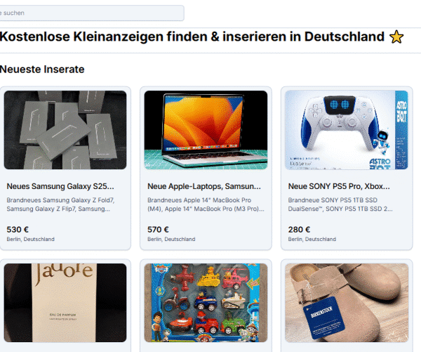 Die Geheimnisse kostenloser Kleinanzeigen in Deutschland entschlüsseln