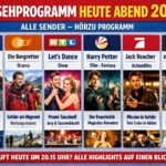 Fernseh programm heute Abend 20.15: Alle Sender im Horzu Programm im Uberblick