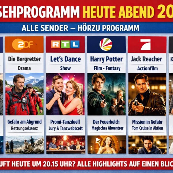 Fernseh programm heute Abend 20.15: Alle Sender im Horzu Programm im Uberblick